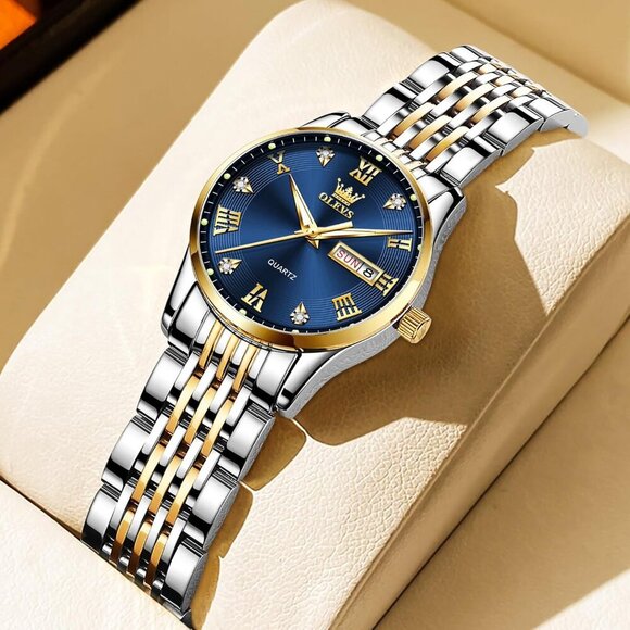 Luxury Ladies Watches,Women's Watch with Day and Date,Female Watch for Small Wri - Picture 3 of 9